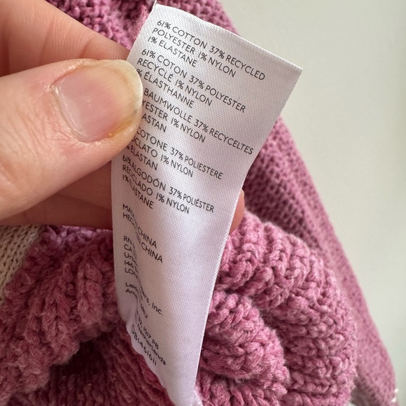 Anthropologie Pilcro Icon Yin Yang Cardigan sweater S Pink - Picture 6 of 8